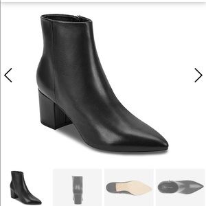 Marc Fisher Jelly Bootie Black Ankle Boots